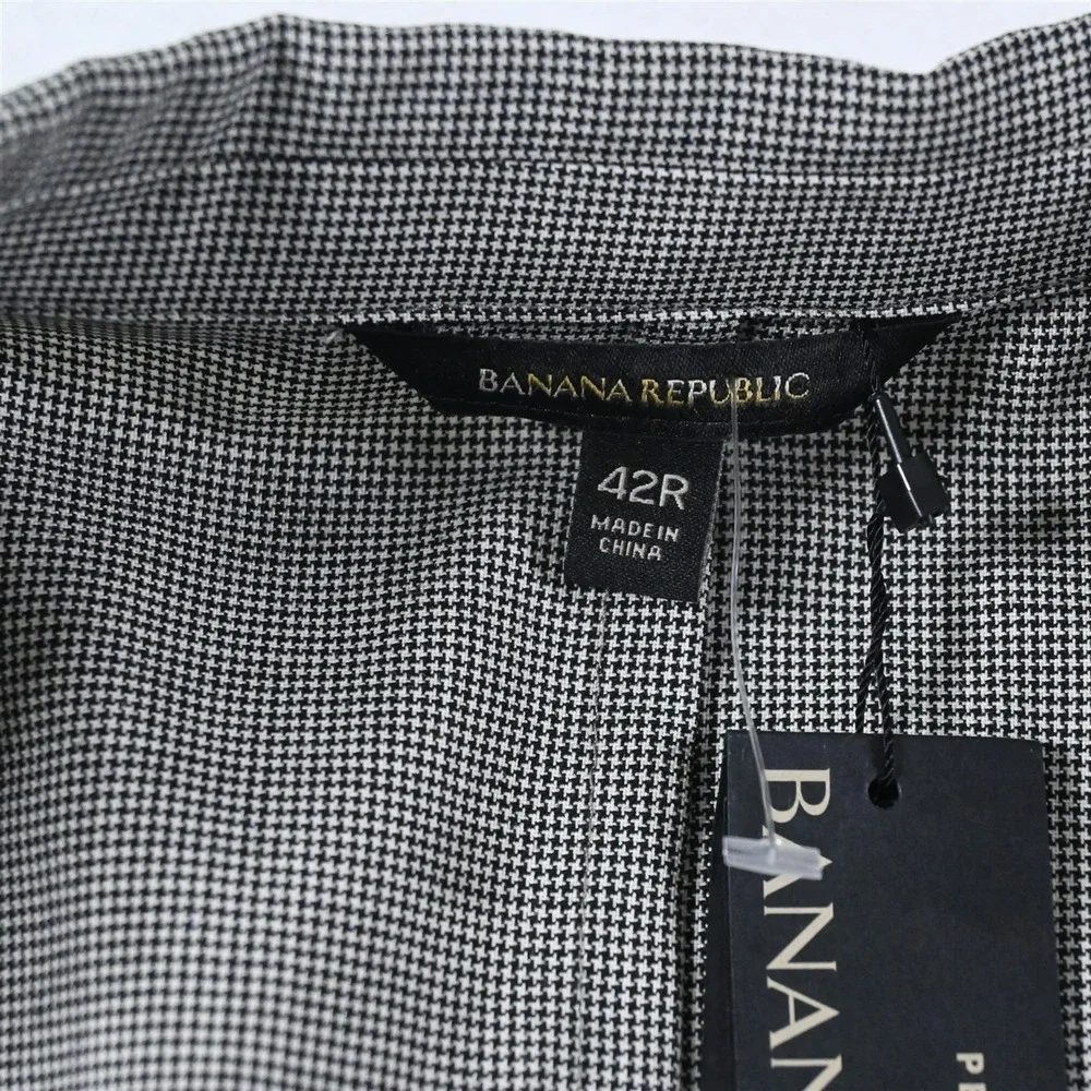 NEW Banana Republic 42R‎ Gray Smart Weight Unstructured Mens Blazer Sport Coat